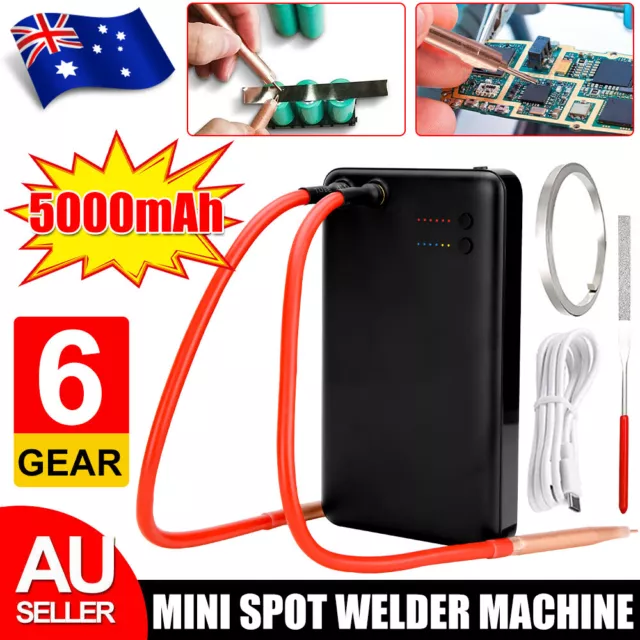 6 Gears Spot Welder Machine W/ Pen For 18650 Battery Plate Welding Power Supply