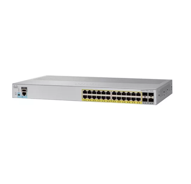 Cisco WS-C2960L-24PS-LL Catalyst 24 Port Ethernet Managed Switch 1 Year Warranty