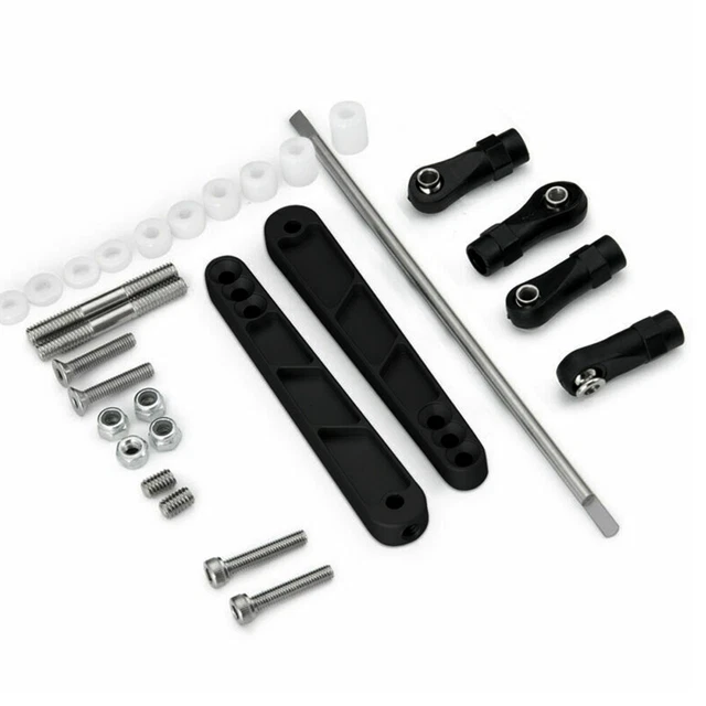 Alu-Servohalterung Für Axial Wraith 90048 RR10 RC Auto – 1/10 Maßstab, Schwarz