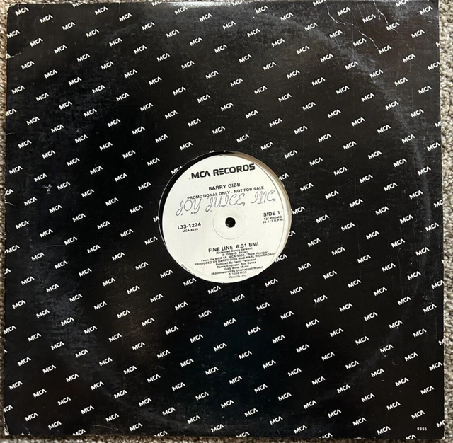 BARRY GIBB FINE Line (Erweiterte Tanzversion) US DJ 12" Bee Gees SEHR