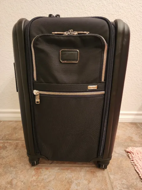 Tumi Alpha 3 "Black Chrome LE" International Carry On Luggage