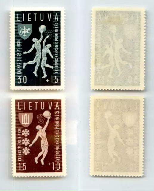 Lithuania 🇱🇹 1939 SC B52-B53 MNH or mint. rtc4311