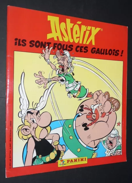 Album Panini Asterix Ils Sont Fous Ces Gaulois 1994 Incomplet Goscinny Uderzo