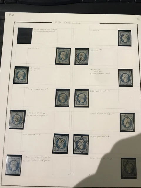 Planche de 10 timbres - Collection