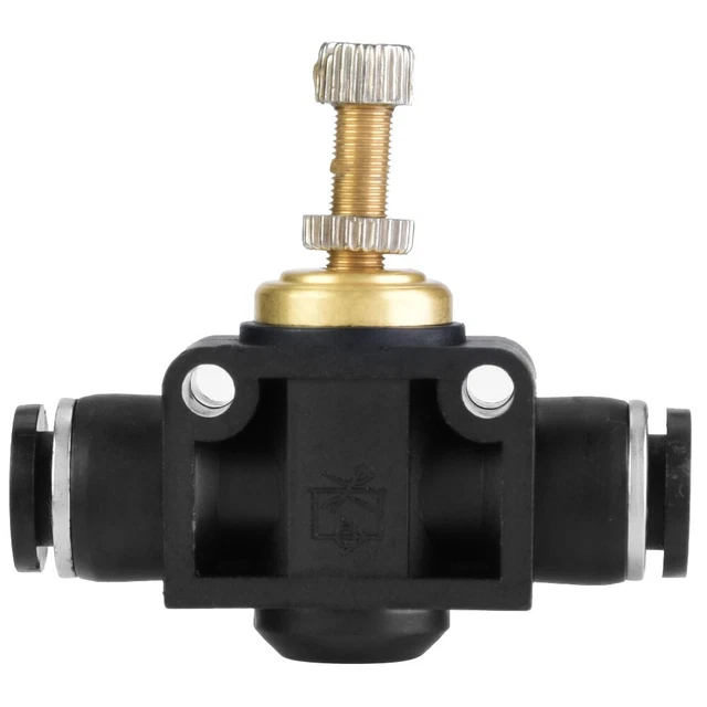 (4 mm) Valvola controllo aria valvola a sfera valvola regolatore montaggio pneumatico