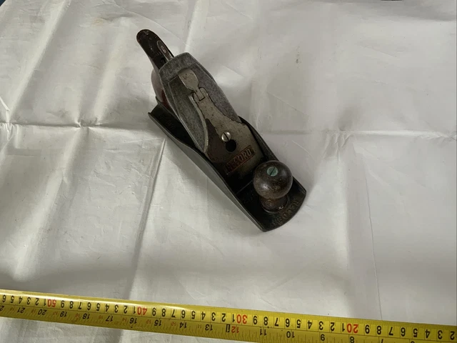 Vintage Record No. 4 1/2 Woodworking Plane Made In England