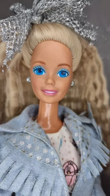 Mattel Barbie Feeling Fun Jeans #1189 Superstar Face 1988 80er