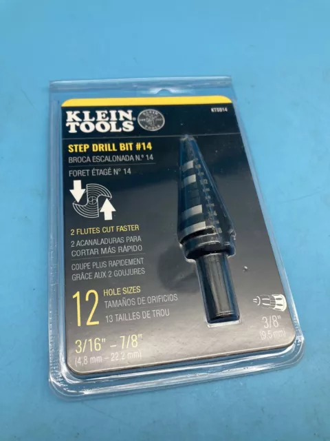 BRAND NEW!! Klein KTSB14 Step Drill Bit #14