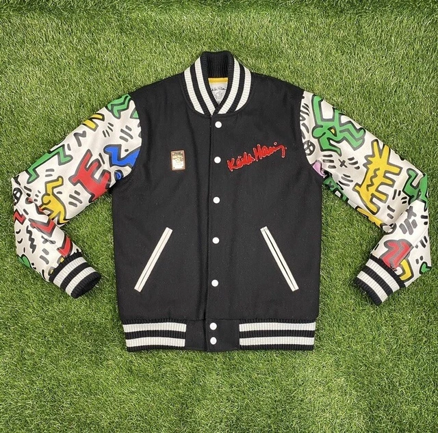 MENS KEITH HARING x JOYRICH Varsity Jacket Bomber Size M $350.00 