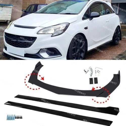 thumbnail image 2 of Vauxhall Corsa E 2015+ Front Upper Grille – Black Mesh – No Chrome – OE 1320244 – Clip-On 2 of 5
