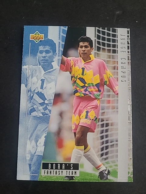 Carte Sticker Euroflash Jorge Campos – Mexique, Coupe Du Monde 1994, #341