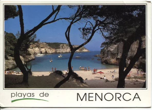 Alte Postkarte - Playas de Menorca