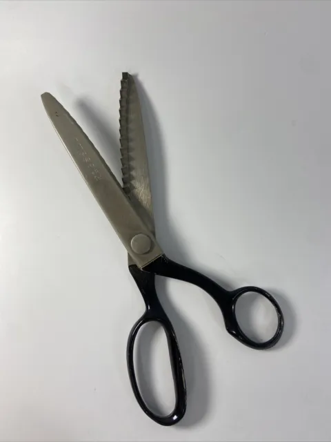WISS Model CB9 Pinking Shears 9 inch Sewing Scissors Vintage USA Craft Classic