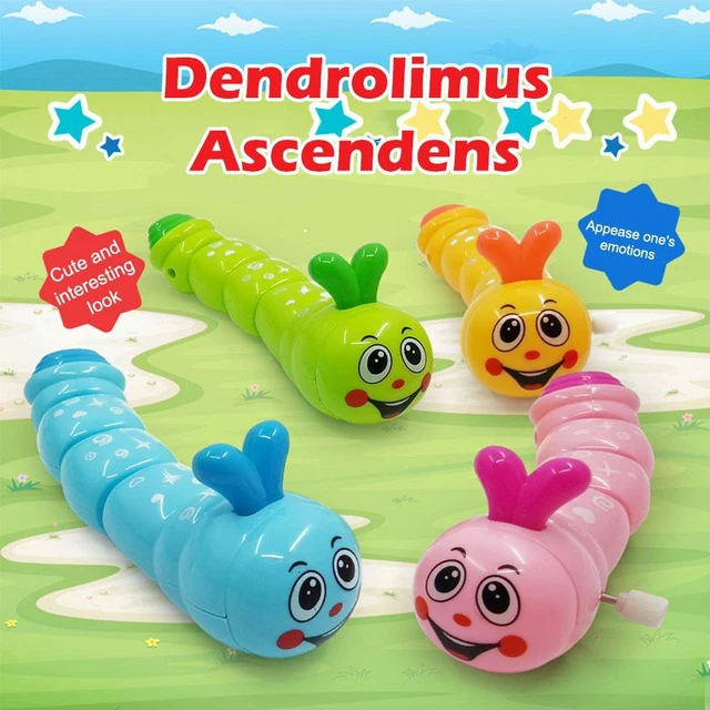 Plastic Caterpillar Wind Up Toy Funny Clockwork Toy,