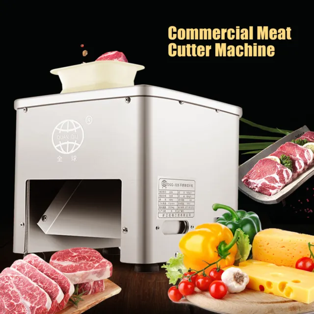 Electric Meat Slicing Slicer Desktop Shredding Cutting Machine Meat Cutter 3.5mm