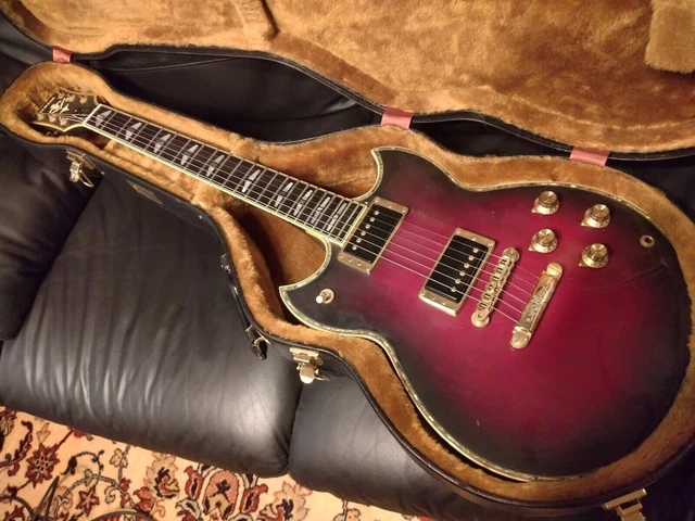 YAMAHA SG3000 Custom Wine Red Electric Guitar w/hard case【MADE IN...