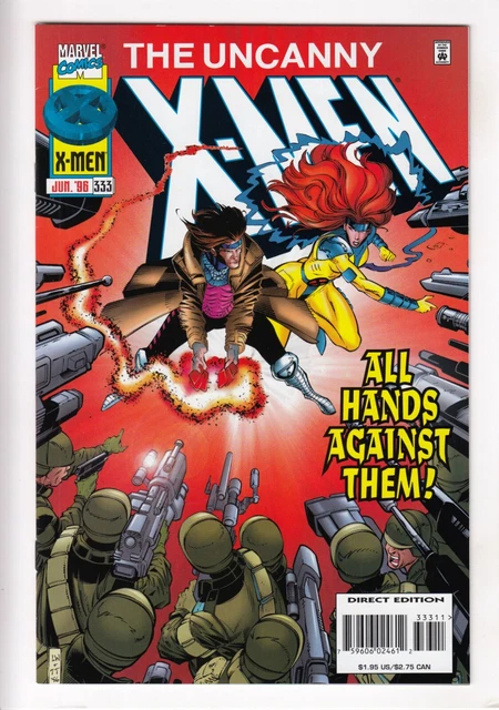 UNCANNY X-MEN #333 (1996-06) Vol 1 MARVEL Lobdell Juggernaut 1st Bastion HIGH