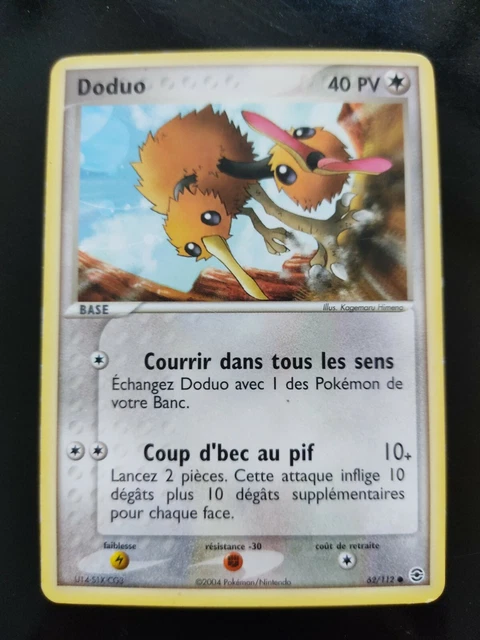 Carte Pokemon - Doduo Lp/P 62/112 Ex Rouge Feu Vert Feuille