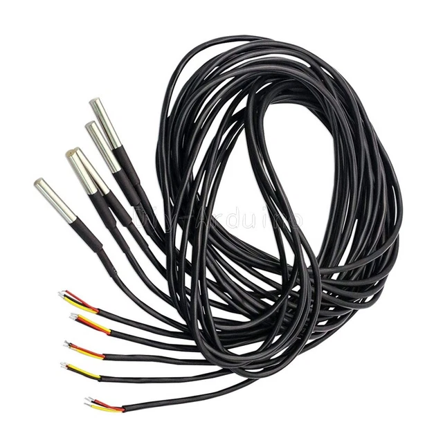 3M DS18B20 WATERPROOF Digital Temperature Humidity Sensor Probe ...