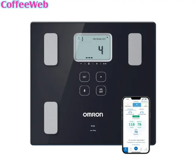 OMRON VIVA Bilancia Smart E Misuratore Della Composizione Corporea Bluetooth Con 2