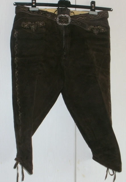 Trachten - Leder - Kniebundhose Beckert Trachten Jagd mit Stickerei, Gr. 48?