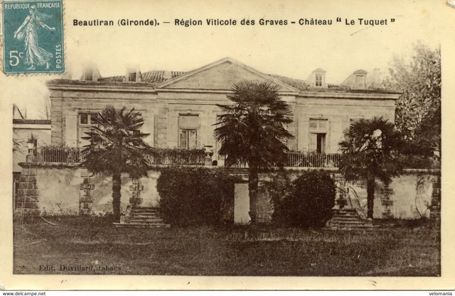 15567 cpa 33 Beautiran - Château " Le Tuquet "