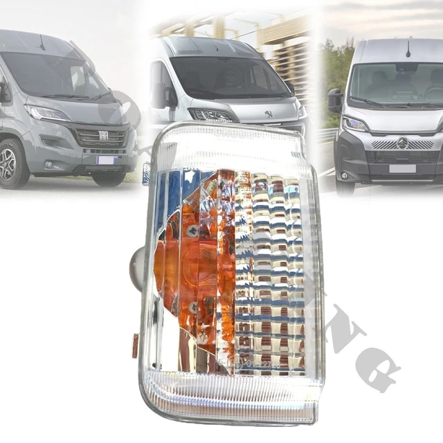 Clignotant De Rétroviseur Gauche Pour Citroën Jumper, Fiat Ducato, Peugeot Boxer - Compatible Référence OEM 71748255
