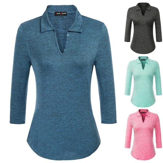 Alto Elasticizzato T-Shirt Top Donna Assorbimento Umidità Vestiti Pratico, Moda