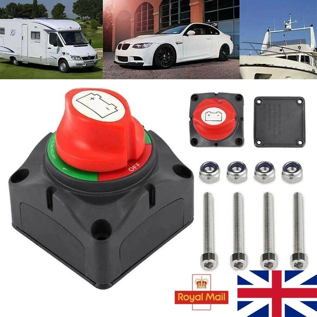 DIY DUAL BATTERY Selector Switch Shut 3 Speed Disconnect Switch For