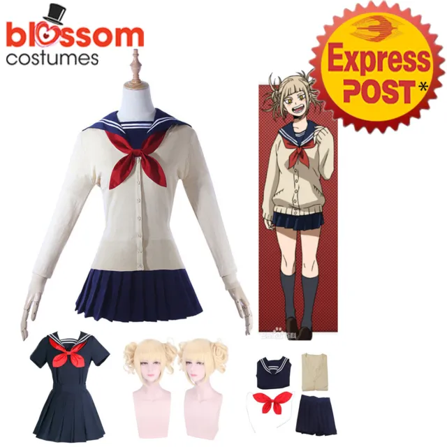 K805 My Boku no Hero Academia Himiko Toga School Girl JK Anime Cosplay Costume