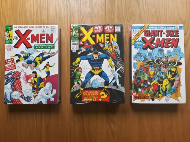 The X-men Omnibus 1 & 2 + Uncanny Vol 1 / Marvel Comics Omnibus / NEW AND SEALED