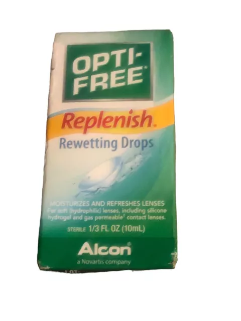 Opti-Free Replenishing Rewetting Drops - 10 ml. - Exp 2/2022