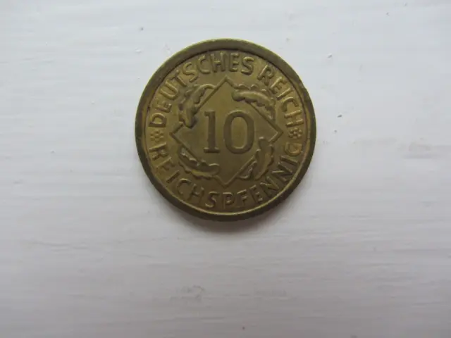Deutsches Reich 10 Reichspfennig 1935 A sehr schön fast vorzüglich
