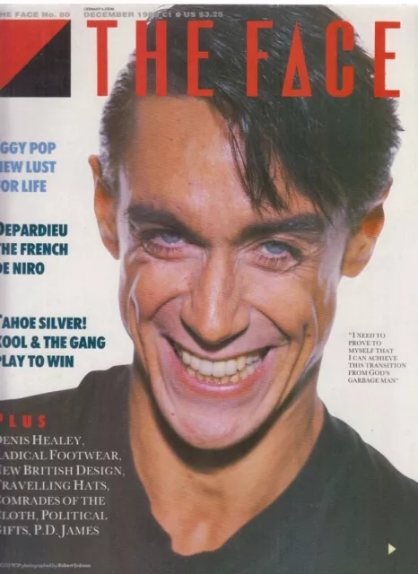 Iggy Pop. New lust for Life ... (u.a.). The Face. No 80. December 1986. (Zeitsch
