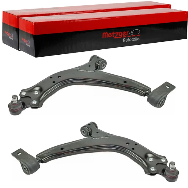 2 Bras De Suspension Avant Inférieurs Gauche Et Droit - Compatible Citroën C3 III, Peugeot 207, 208 I - Pièce Auto ATEC