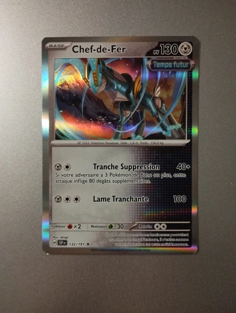 Carte Pokémon - Chef-de-Fer HOLO 132/191 - Étincelles Déferlantes EV08