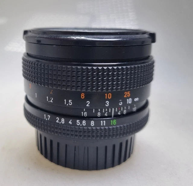 Carl Zeiss Planar 1:1,7 50mm T* Objektiv Contax MM Anschluss