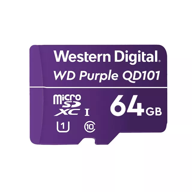 Western Digital WD Purple SC QD101 64 GB MicroSDXC Class 10 (WDD064G1P0C)