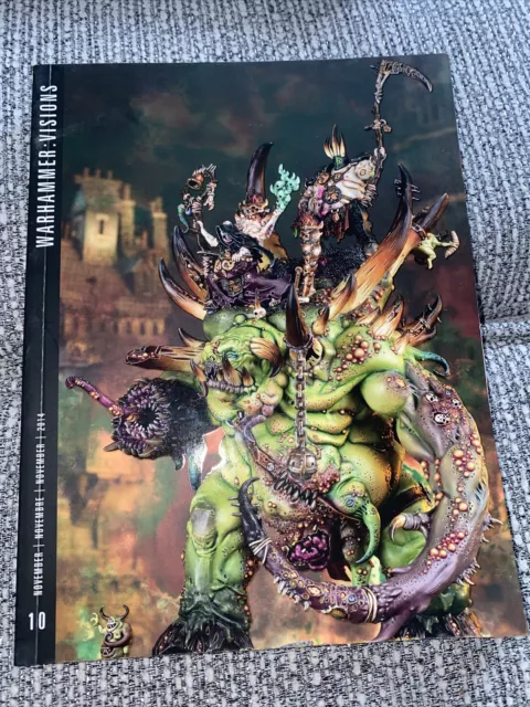 WARHAMMER VISIONS magazine issue 10 - Nov 2014 huge mag!!!!!