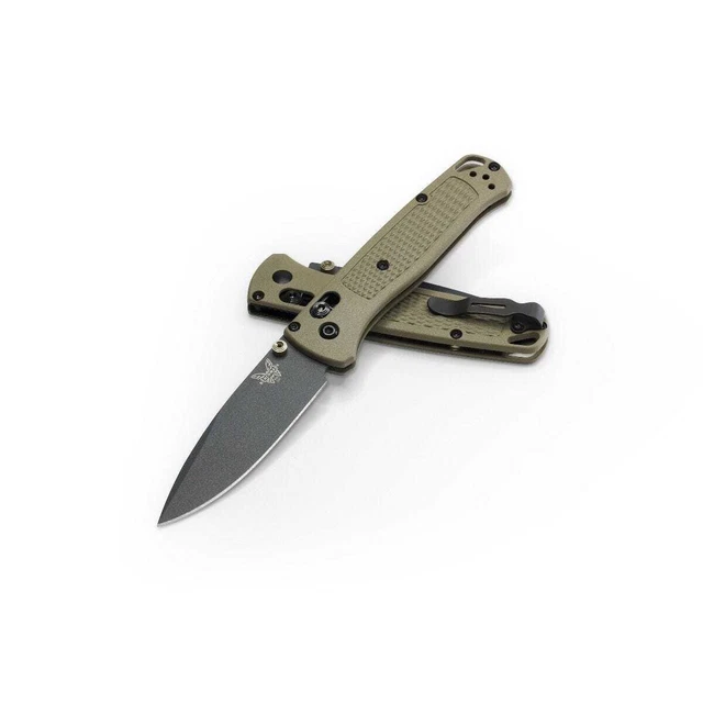 Benchmade 535GRY-1 Bugout AXIS 3.24" CPM-S30V Blade Green Grivory Handle W/Clip