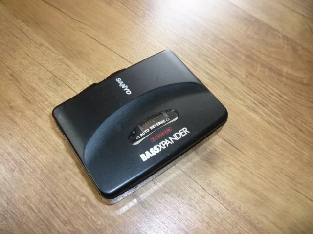 Walkman Sanyo M GP350D Stereo Cassette Player Autorevese  Neu Antriebsriemen