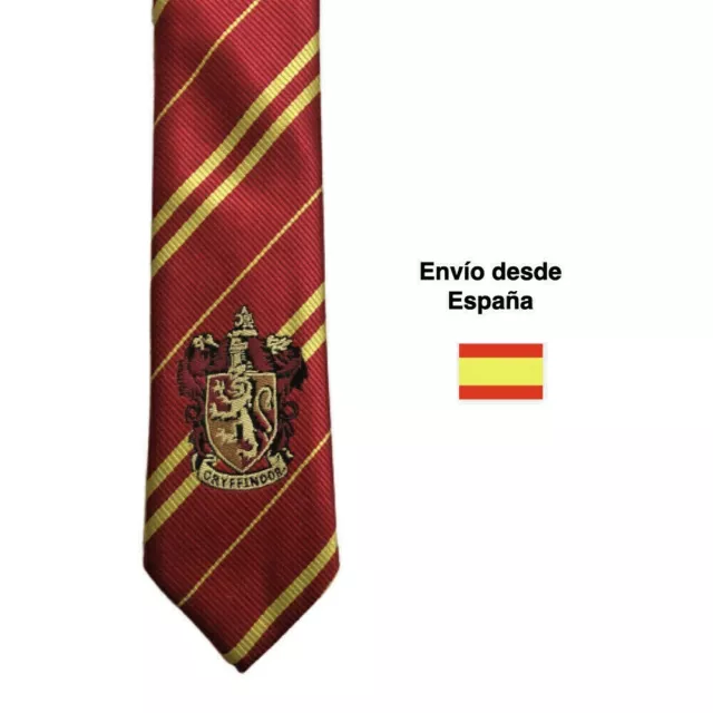 Corbata de casa Gryffindor de Hogwarts ENVIO URGENTE escudo Harry Potter disfraz