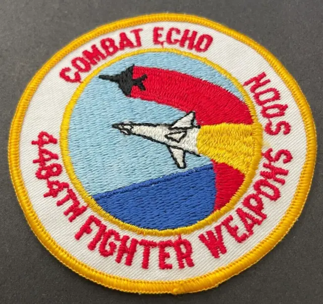 4484th FIGHTER WEAPONS SQUADRON US AIR FORCE COMBAT ECHO USAF EGLIN PATCH