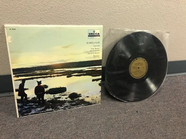 Sibelius Tapiola Swan of Tuonela Karelia Suite LP Record DL 9938