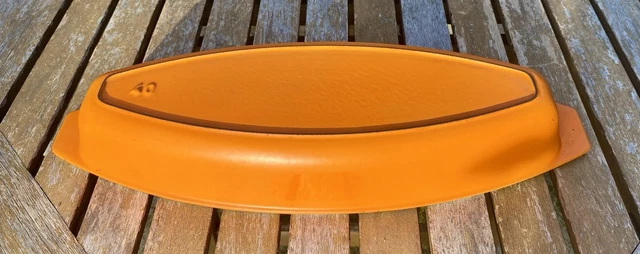 Grand Plat à Gratin Le Creuset émaillé Vintage – Design Raymond Loewy