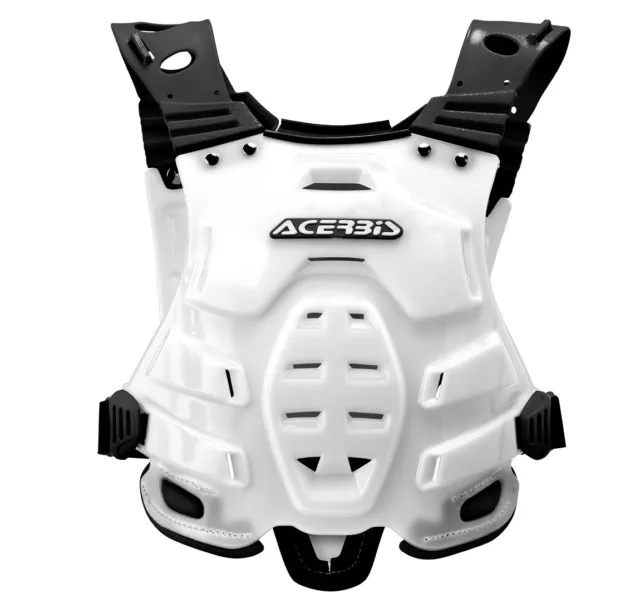 Gilet Moto Cross Enduro Acerbis Profile Body Protecteur Blanc