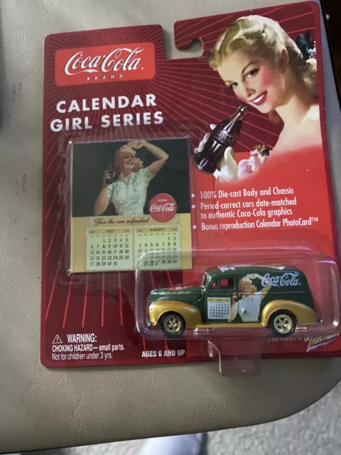 Coca Cola Calendar Girl Series 1941 Panel  Truck 2003