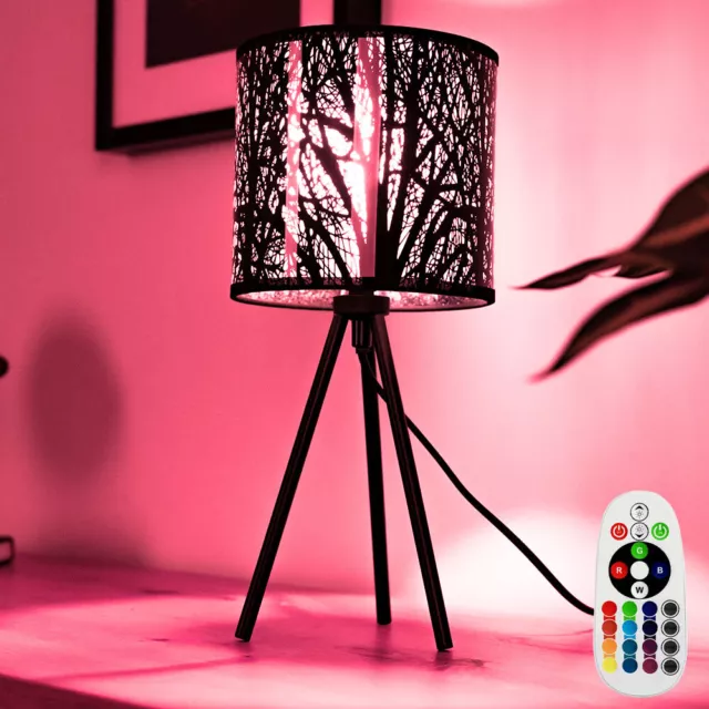 RGB LED LAMPADA per Leggere Regolatore Nero Scrittura Tavolo Notte
