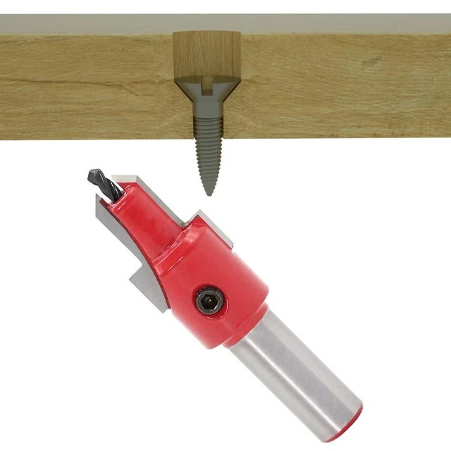 Punta Del Router Core Punte per Trapano 10mm Gambo 1pc/2pcs Svasati Legno Fresa