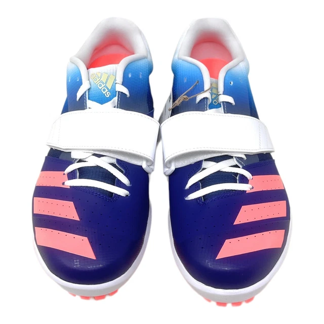 Adidas Mens Jumpstar Blue Pink Track & Field Shoes Size 11.5 GY0942 W/Bag-Spikes